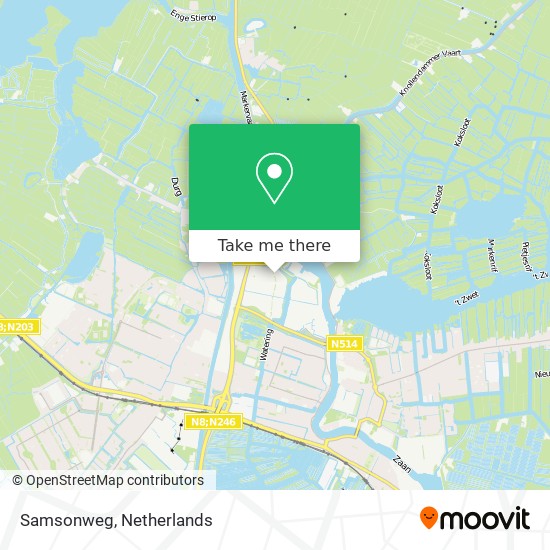 Samsonweg map