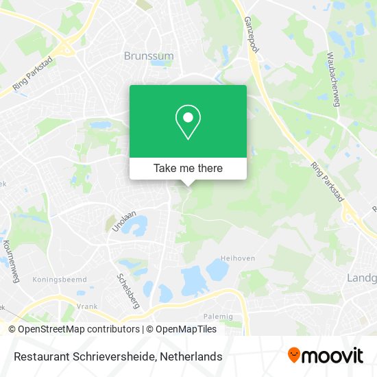 Restaurant Schrieversheide map