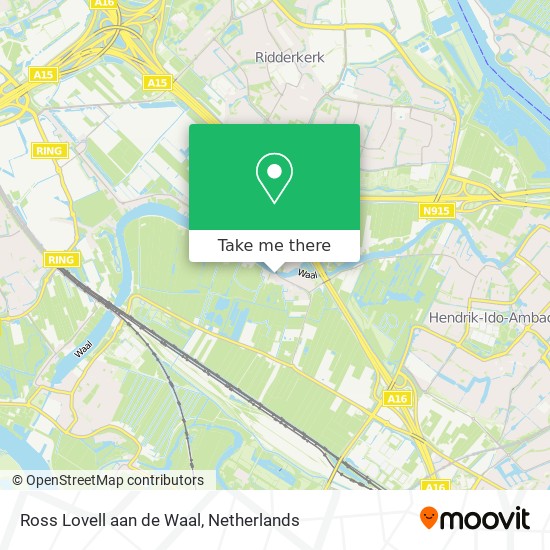 Ross Lovell aan de Waal map