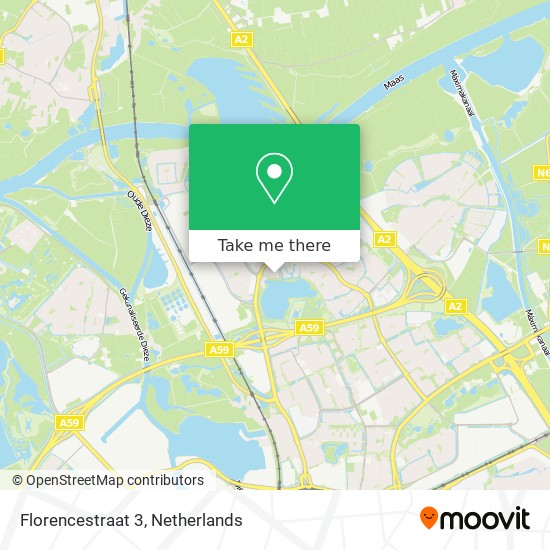 Florencestraat 3 map