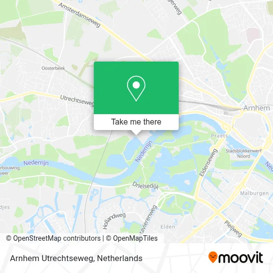 Arnhem Utrechtseweg map