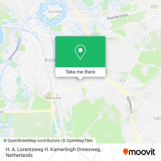 H. A. Lorentzweg H. Kamerlingh Onnesweg map