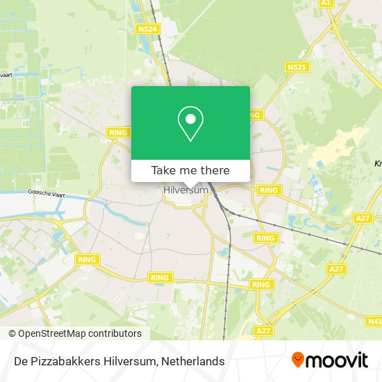 De Pizzabakkers Hilversum map