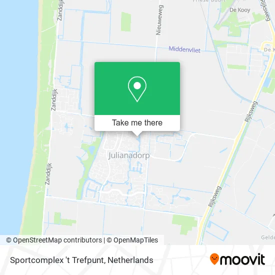 Sportcomplex 't Trefpunt map