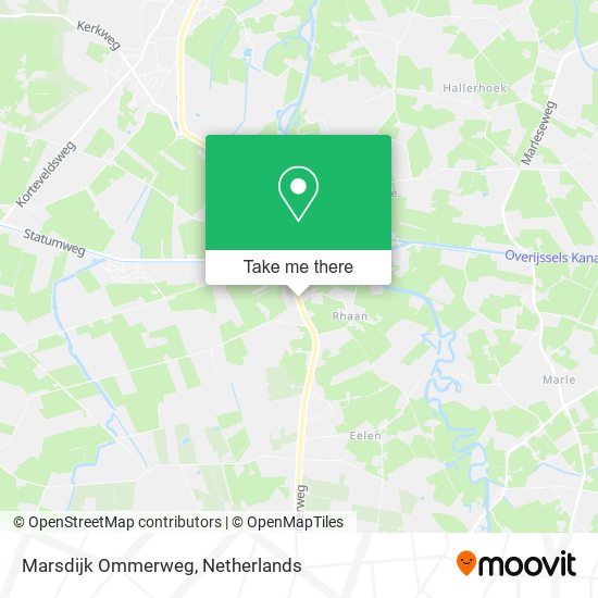 Marsdijk Ommerweg map