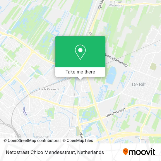 Netostraat Chico Mendesstraat map