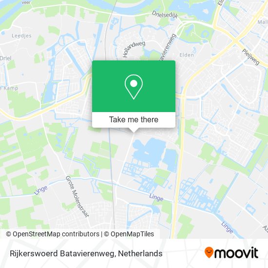 Rijkerswoerd Batavierenweg map