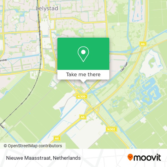 Nieuwe Maasstraat map