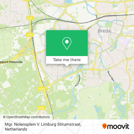 Mgr. Nolensplein V. Limburg Stirumstraat map