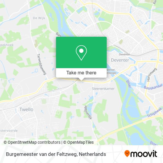 Burgemeester van der Feltzweg map