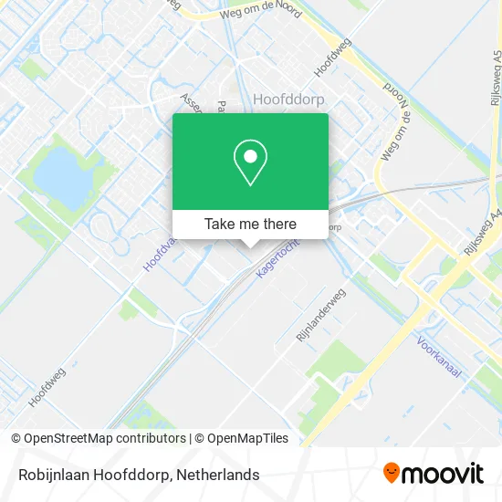 Robijnlaan Hoofddorp map