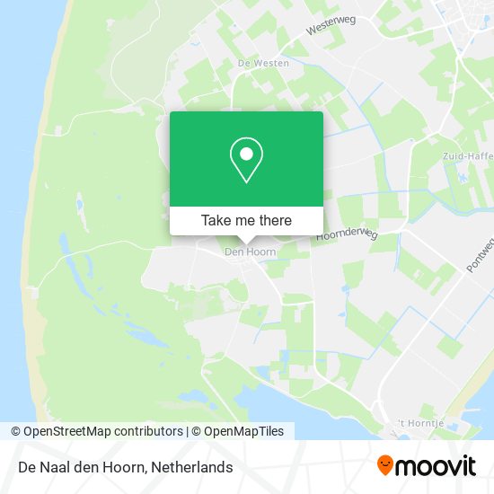 De Naal den Hoorn Karte