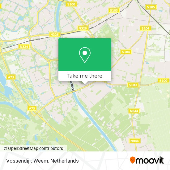Vossendijk Weem map