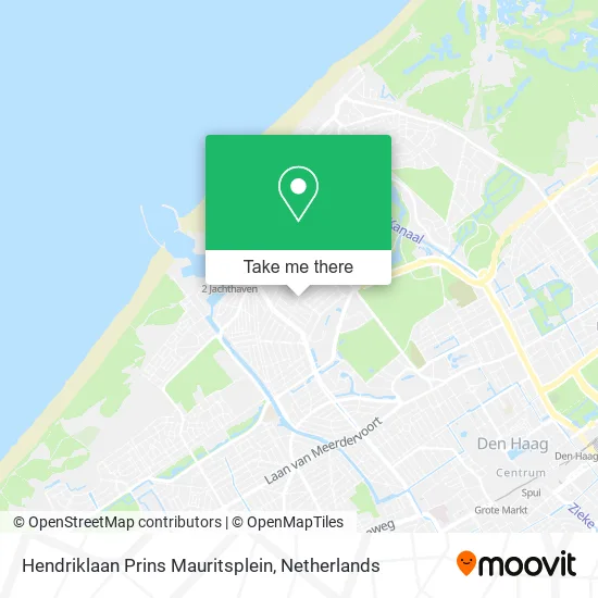 Hendriklaan Prins Mauritsplein Karte