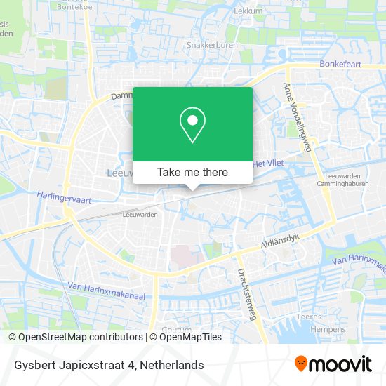 Gysbert Japicxstraat 4 map