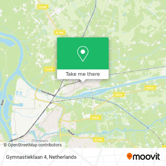 Gymnastieklaan 4 map