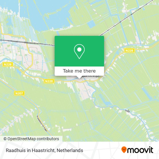 Raadhuis in Haastricht map