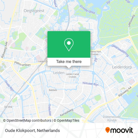 Oude Klokpoort Karte