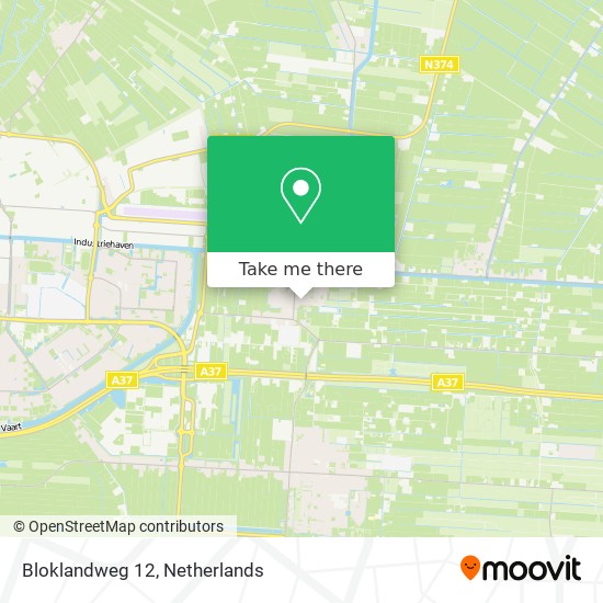 Bloklandweg 12 map