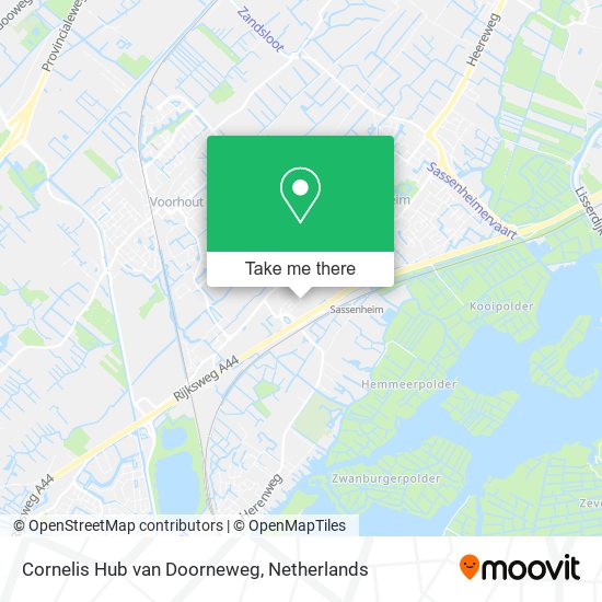 Cornelis Hub van Doorneweg Karte