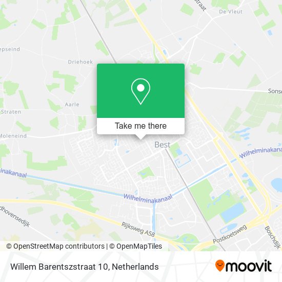 Willem Barentszstraat 10 map