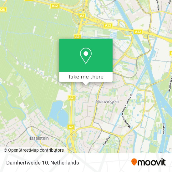 Damhertweide 10 map