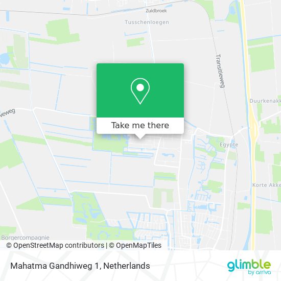 Mahatma Gandhiweg 1 map