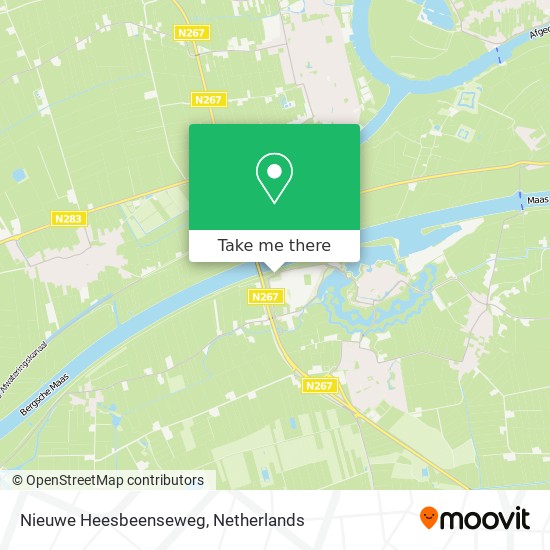 Nieuwe Heesbeenseweg map