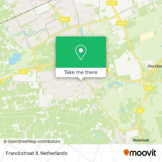 Franckstraat 8 map