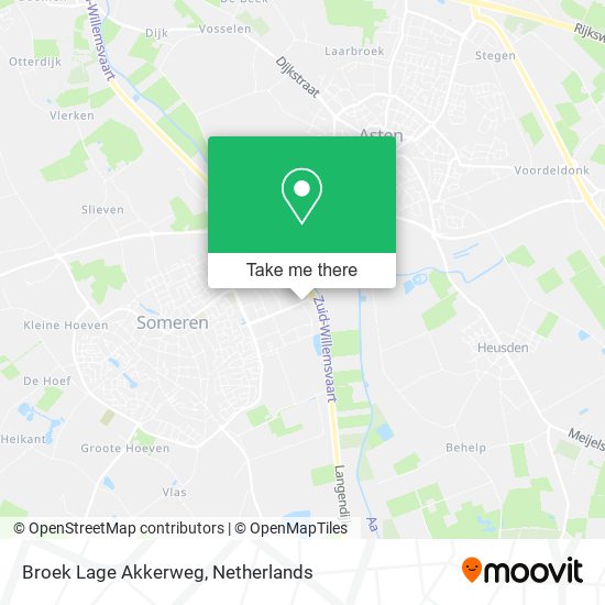 Broek Lage Akkerweg map