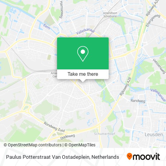 Paulus Potterstraat Van Ostadeplein map