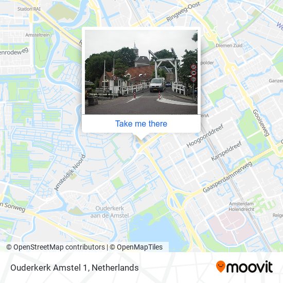 Ouderkerk Amstel 1 map