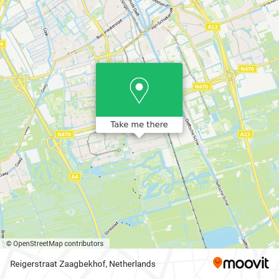 Reigerstraat Zaagbekhof map