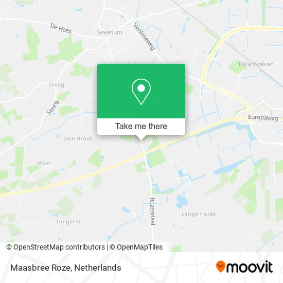 Maasbree Roze map