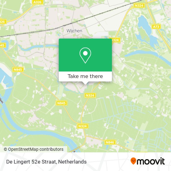 De Lingert 52e Straat map