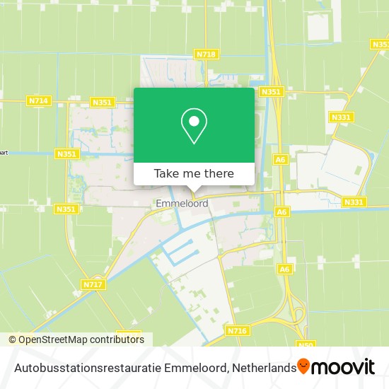 Autobusstationsrestauratie Emmeloord Karte