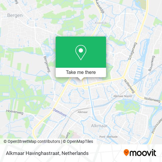 Alkmaar Havinghastraat map