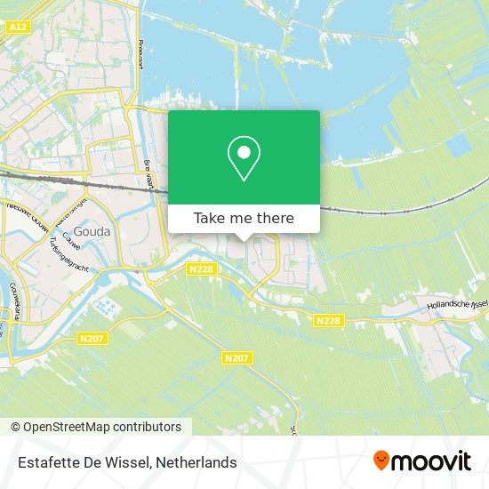 Estafette De Wissel map