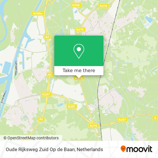 Oude Rijksweg Zuid Op de Baan map