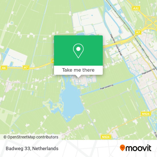 Badweg 33 map