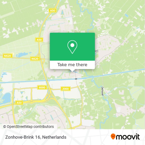 Zonhove-Brink 16 Karte