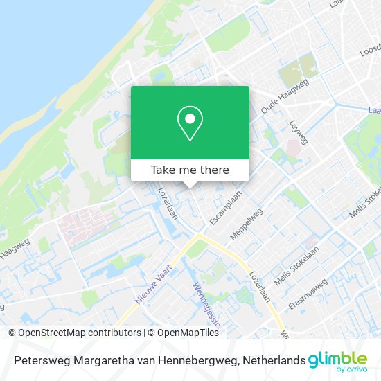 Petersweg Margaretha van Hennebergweg Karte