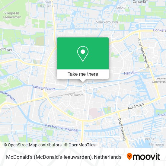McDonald's (McDonald's-leeuwarden) map
