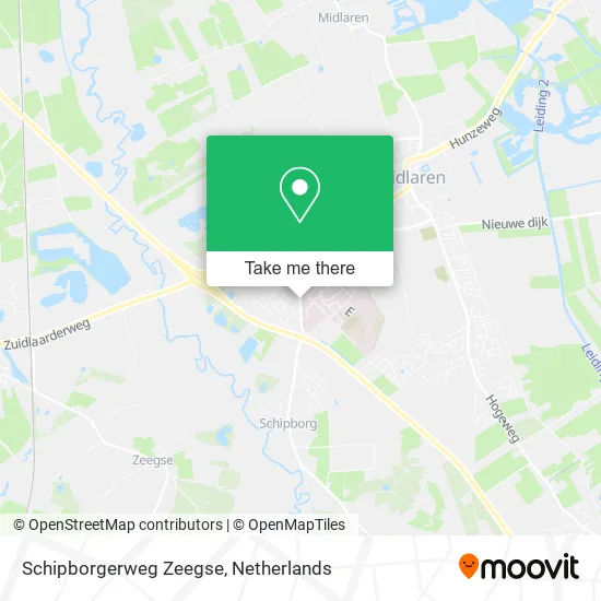 Schipborgerweg Zeegse map