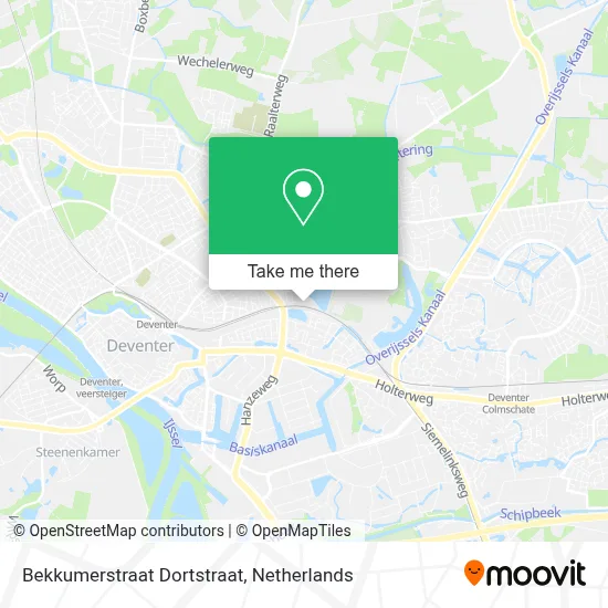 Bekkumerstraat Dortstraat map