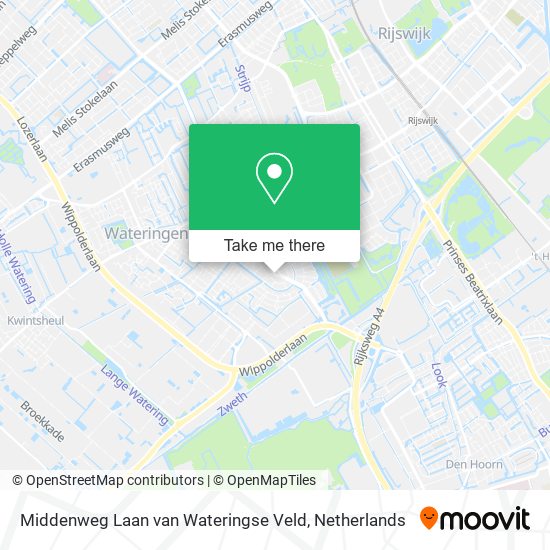 Middenweg Laan van Wateringse Veld Karte