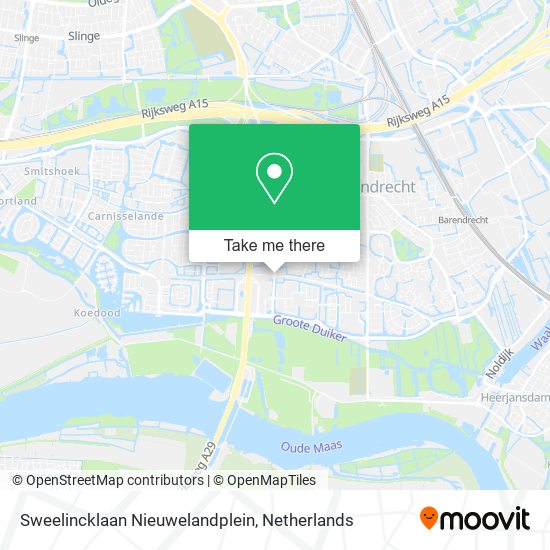 Sweelincklaan Nieuwelandplein map