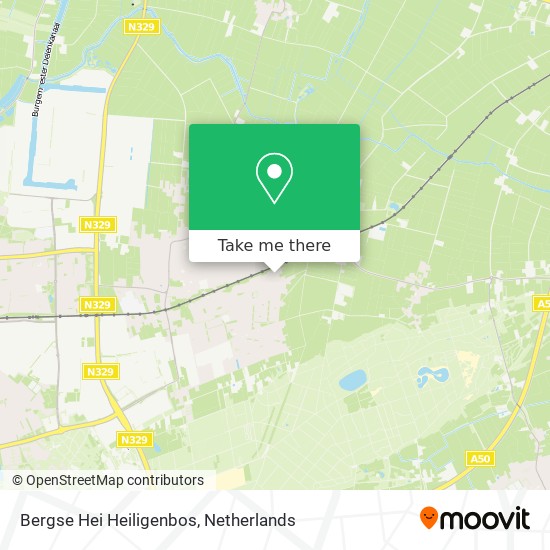 Bergse Hei Heiligenbos map