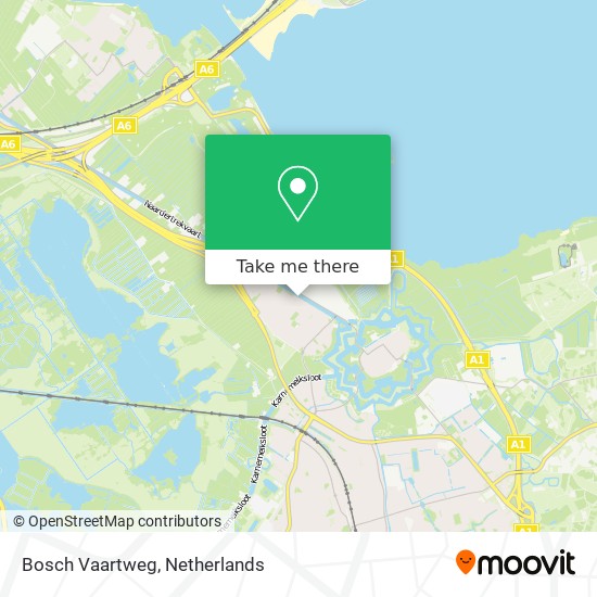 Bosch Vaartweg Karte