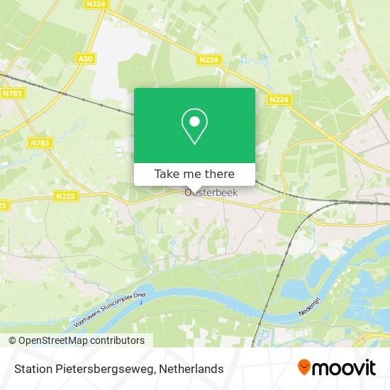 Station Pietersbergseweg map